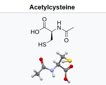 Nac supplements acetylcysteine chemical formula